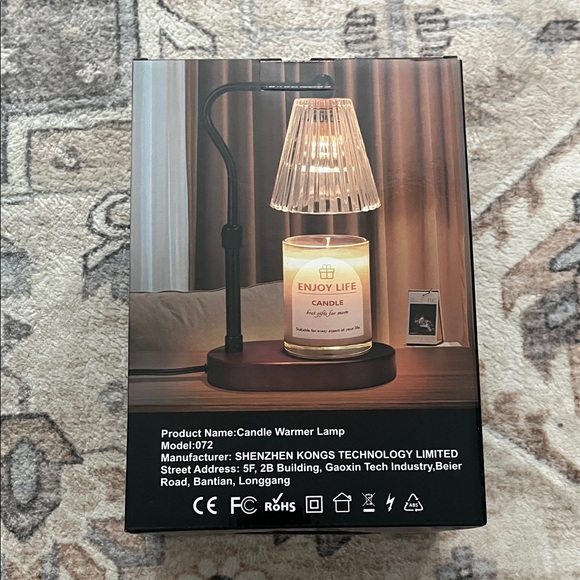 Other - Modern Black Candle Warmer Lamp